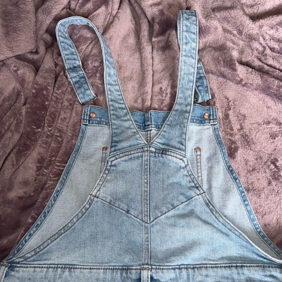 Light Blue Denim Overalls - Picture 3 of 7